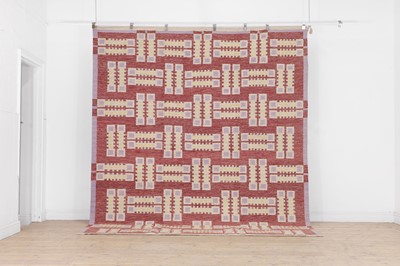 Lot 401 - A flat-weave wool carpet of Scandinavian design