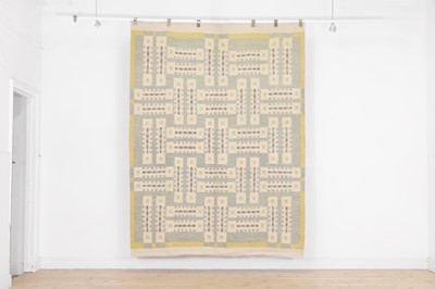 Lot 441 - A flat-weave wool rug of Scandinavian design