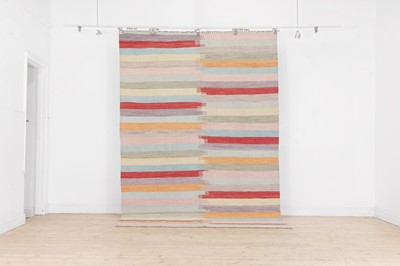 Lot 530 - A flat-weave kilim wool rug