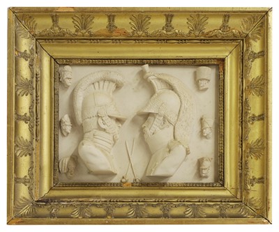 Lot 400 - A composite marble plaque