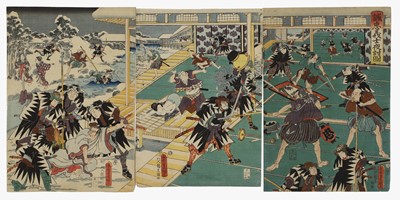 Lot 288 - Utagawa Kunisada 'Toyokuni III' (Japanese, 1786-1865)