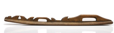 Lot 539 - A Danish folk art hardwood mangle board