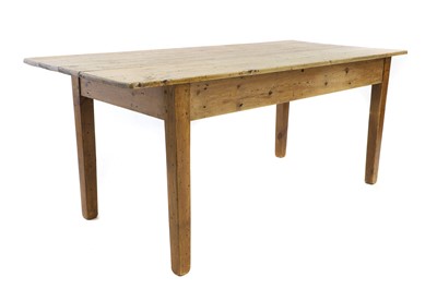 Lot 685 - A plank top kitchen table