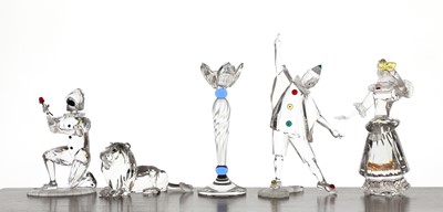 Lot 421 - A collection of Swarovski figures