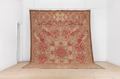 Lot 617 - An Aubusson wool carpet