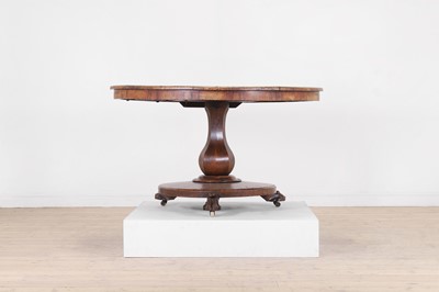 Lot 467 - A George IV rosewood centre table