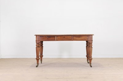 Lot 183 - A Victorian mahogany library table