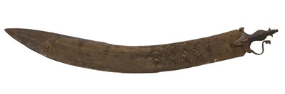 Lot 605 - An Indian battle axe