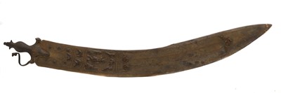 Lot 605 - An Indian battle axe