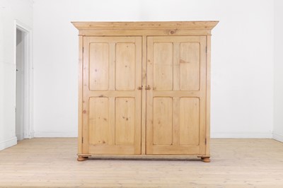 Lot 577 - A Victorian pine cupboard