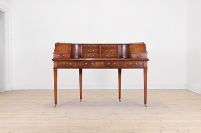 Lot 571 - A George III-style Carlton House desk