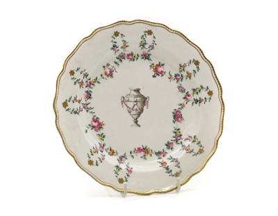 Lot 260 - A Chelsea Derby porcelain plate