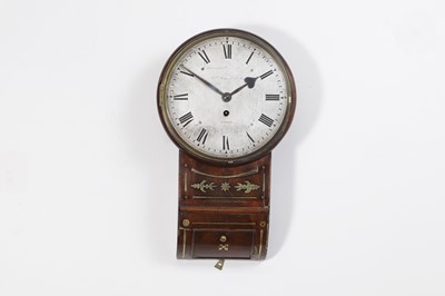 Lot 507 - A Regency mahogany wall clock