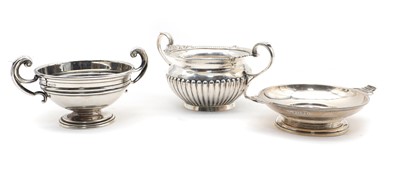 Lot 26 - A group of three silver bowls