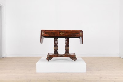 Lot 449 - A Regency rosewood sofa table