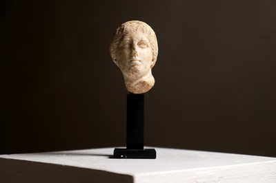 Lot A Greek Hellenistic marble head of Aphrodite