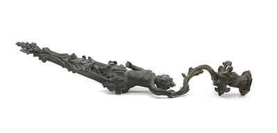 Lot 451 - A bronze sconce