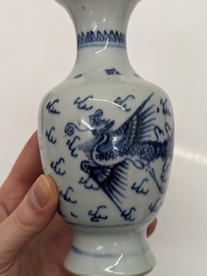 Lot 206 - A Chinese celadon-glazed cong vase