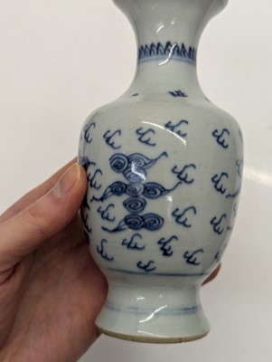 Lot 206 - A Chinese celadon-glazed cong vase