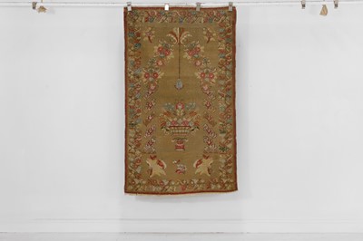 Lot 257 - An Oushak wool rug in the European needlepoint style