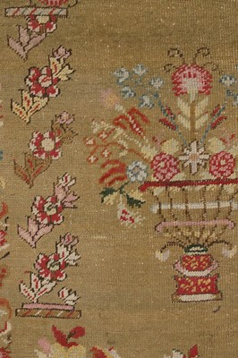 Lot 257 - An Oushak wool rug in the European needlepoint style