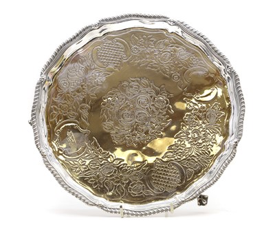 Lot 22 - A George III silver salver