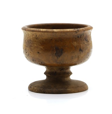 Lot 328 - A small burr wood mazer bowl