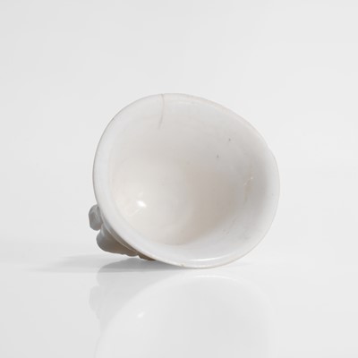 Lot 95 - A Chinese blanc de Chine libation cup