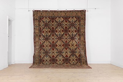 Lot 465 - A Qum wool carpet