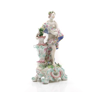 Lot 295 - A Bow porcelain figurine