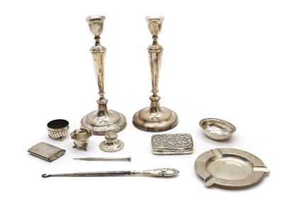 Lot 62 - A collection of silver items