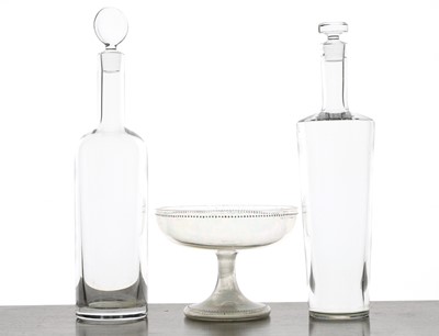 Lot 437 - Two Baccarat glass decanters