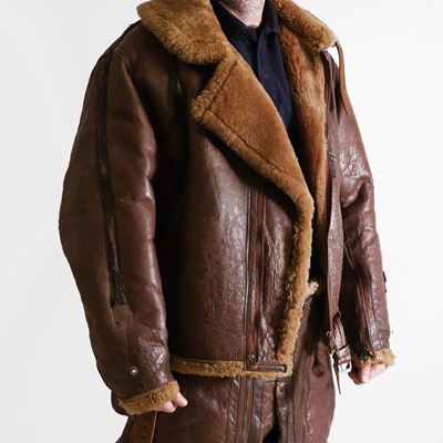 Lot 423 - A sheepskin flying jacket and trousers