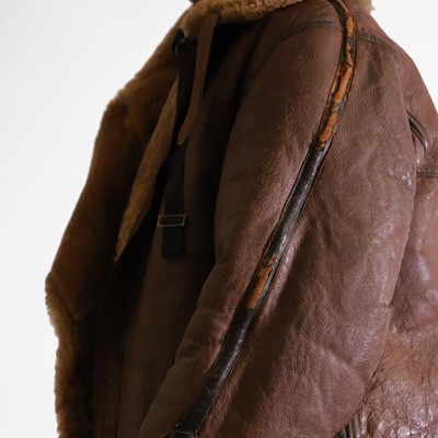 Lot 423 - A sheepskin flying jacket and trousers