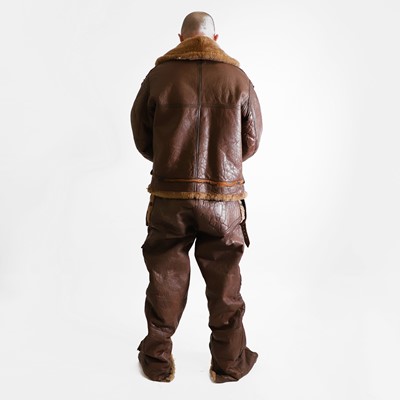 Lot 423 - A sheepskin flying jacket and trousers