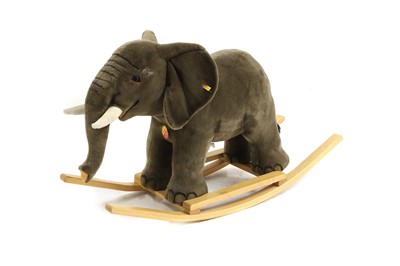 Lot 721 - A Steiff rocking elephant