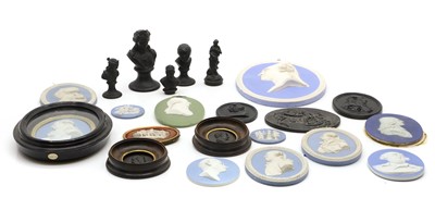 Lot 110 - A collection of plaster plaques