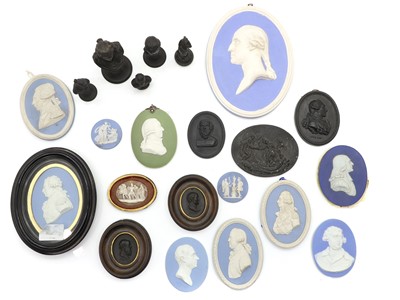 Lot 110 - A collection of plaster plaques