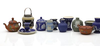 Lot 124 - A collection of Wedgwood Jasperware miniatures