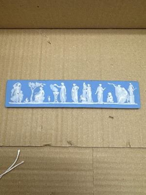 Lot 109 - A group of seven framed Wedgwood Jasperware plaques