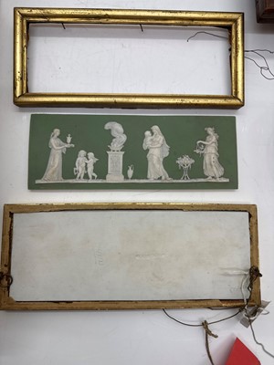 Lot 109 - A group of seven framed Wedgwood Jasperware plaques
