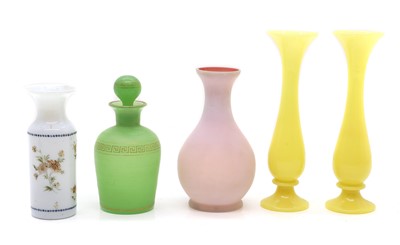 Lot 192 - A collection of opaline glass