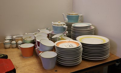 Lot 370 - A Royal Copenhagen porcelain tea service
