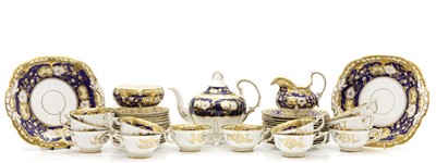 Lot 330 - A Coalport porcelain tea service