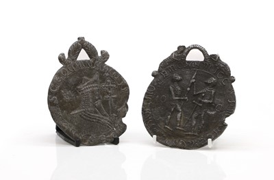 Lot 464 - Two 'Billy & Charley' Pilgrims medals