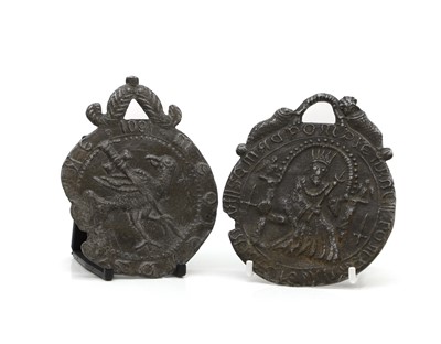 Lot 464 - Two 'Billy & Charley' Pilgrims medals