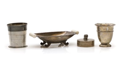 Lot 2 - A collection of silver items