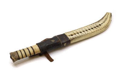 Lot 493 - A Sami knife and sheath