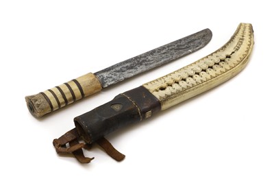 Lot 493 - A Sami knife and sheath