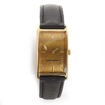 Lot 1460 - A gentleman's 18ct gold Girard- Perregaux mechanical watch